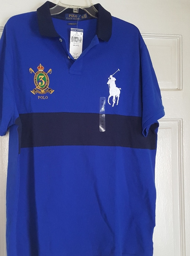 NWT Blue Ralph Lauren Polo Shirt